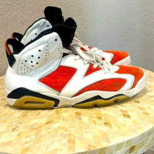 Jordan retro 6 basketball sneakers Size11.5