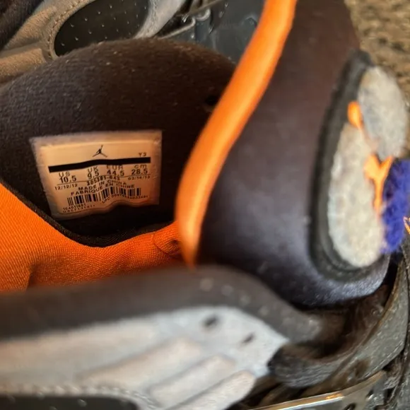 Jordan Retro 8 Phoenix suns Black and Blue Sneakers EUC 10.5
