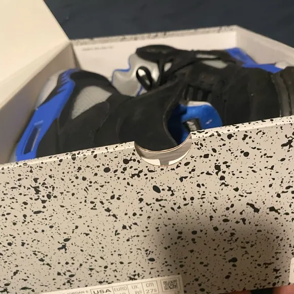 Jordan Sneakers Black and Blue