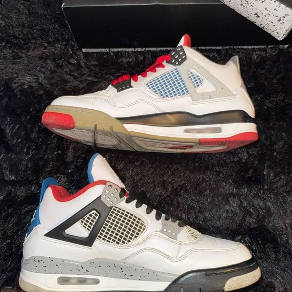 Jordan Sneakers - White, Red, Blue, Black