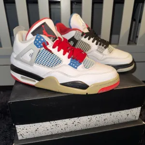 Jordan Sneakers - White, Red, Blue, Black