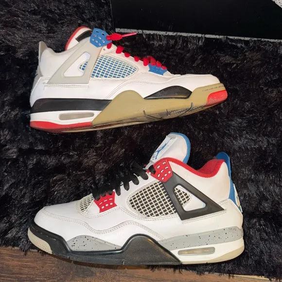 Jordan Sneakers - White, Red, Blue, Black