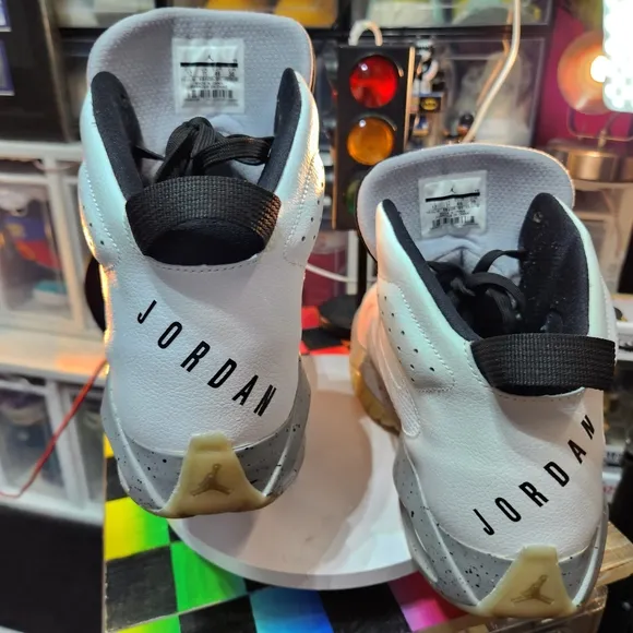 Jordan White and Gray Sneakers