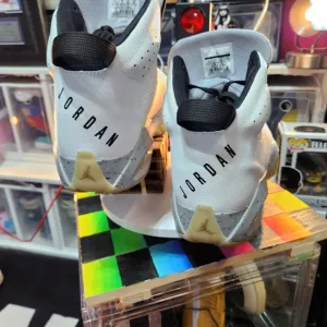 Jordan White and Gray Sneakers