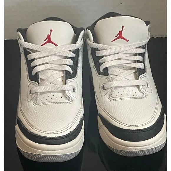 Jordan 3 Retro &quot;Cement Grey&quot; Mid Top DM0966-106 Toddler Sneakers Boy’s Size 13C.