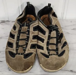 Josef Seibel Men's Trainers Sneakers Leather Beige Euro 45/ US 12
