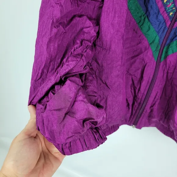 JUST FOR WOMEN Vintage Windbreaker Jacket Sz 2X