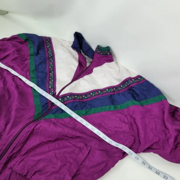 JUST FOR WOMEN Vintage Windbreaker Jacket Sz 2X