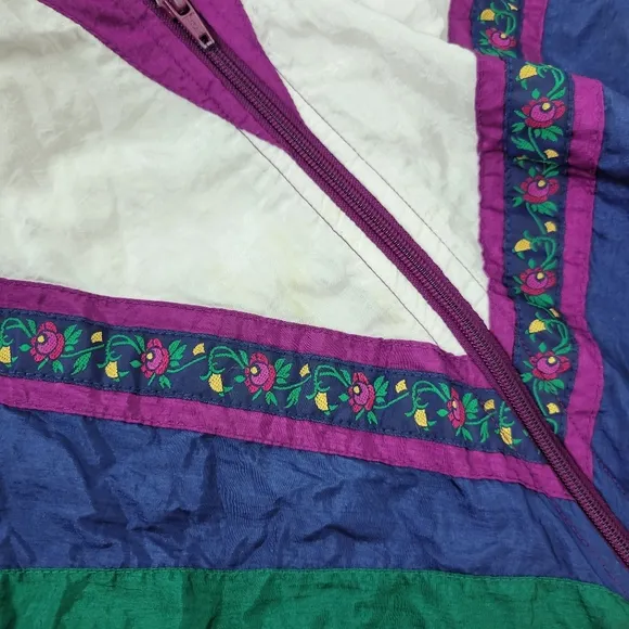 JUST FOR WOMEN Vintage Windbreaker Jacket Sz 2X
