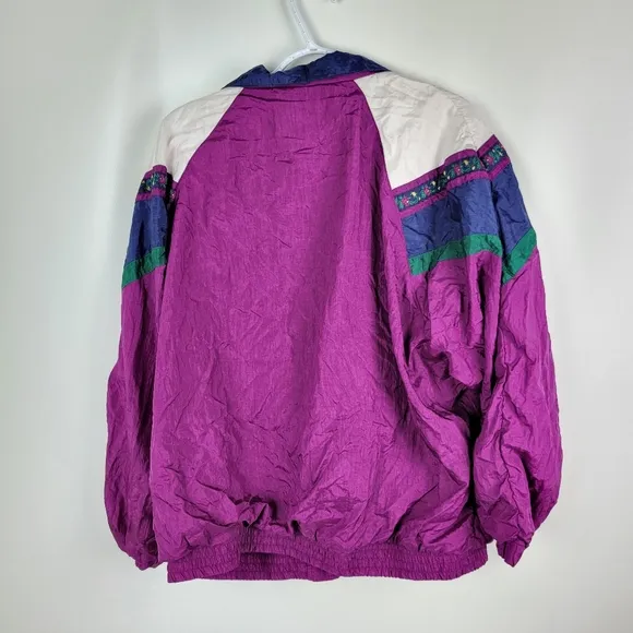 JUST FOR WOMEN Vintage Windbreaker Jacket Sz 2X