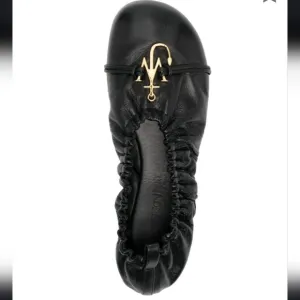 JW Anderson Anchor Ballerina Ballet Flats Black