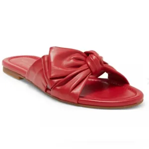 Kate Spade New York Marcella Red Bow Flat Sandals Size 6 NEW