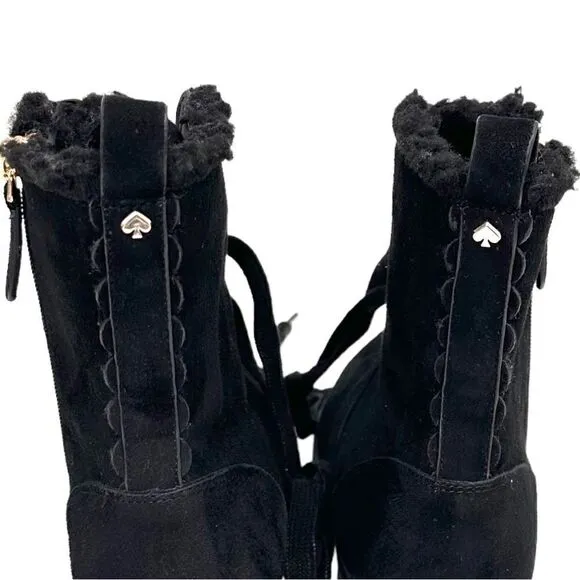 KATE SPADE NEW YORK Raegan Faux Shearling Lined Lug Sole Boots