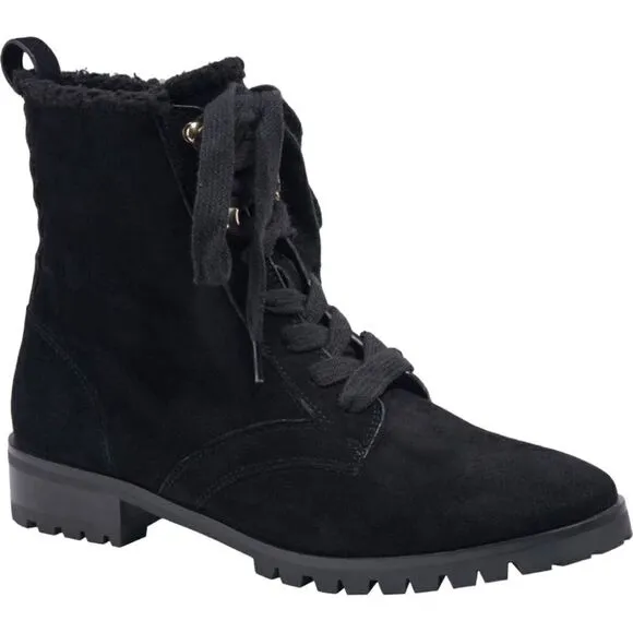 KATE SPADE NEW YORK Raegan Faux Shearling Lined Lug Sole Boots