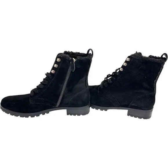 KATE SPADE NEW YORK Raegan Faux Shearling Lined Lug Sole Boots