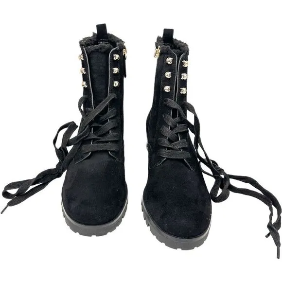 KATE SPADE NEW YORK Raegan Faux Shearling Lined Lug Sole Boots