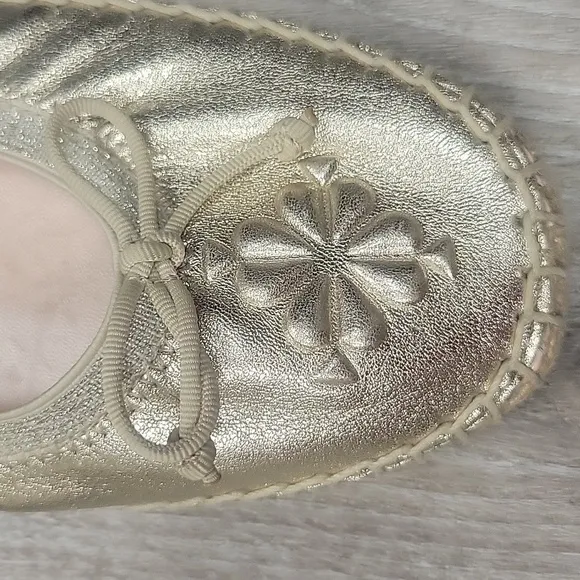 Kate Spade New York Size 6 Pale Gold Clubhouse Espadrille NWT