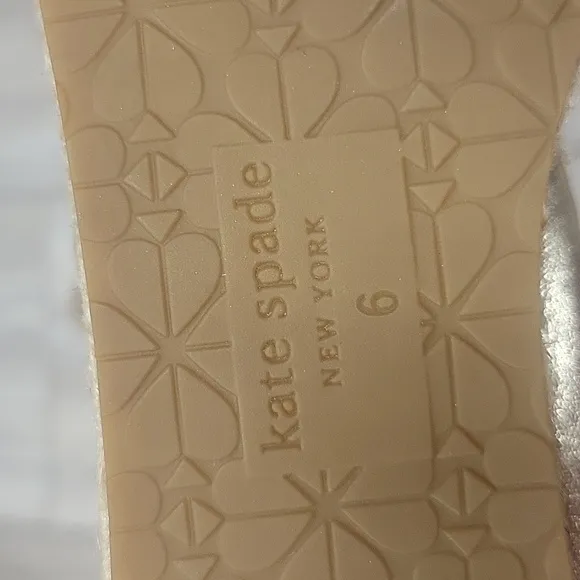 Kate Spade New York Size 6 Pale Gold Clubhouse Espadrille NWT