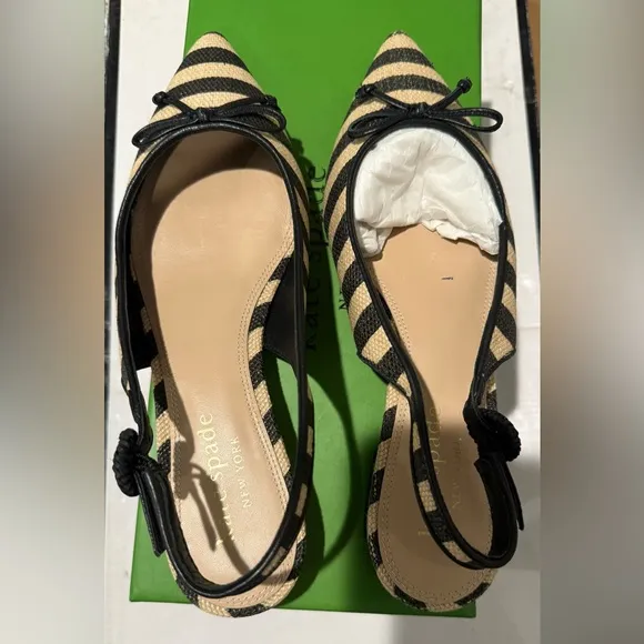 Kate‎ Spade New York Women's Veronica Raffia Slingback Flats