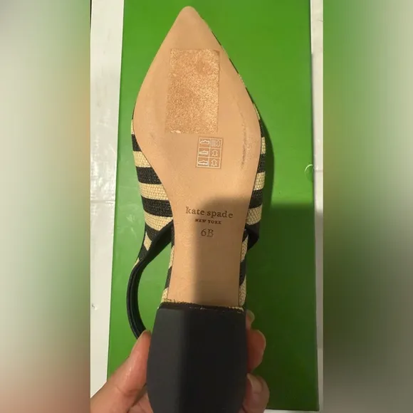 Kate‎ Spade New York Women's Veronica Raffia Slingback Flats