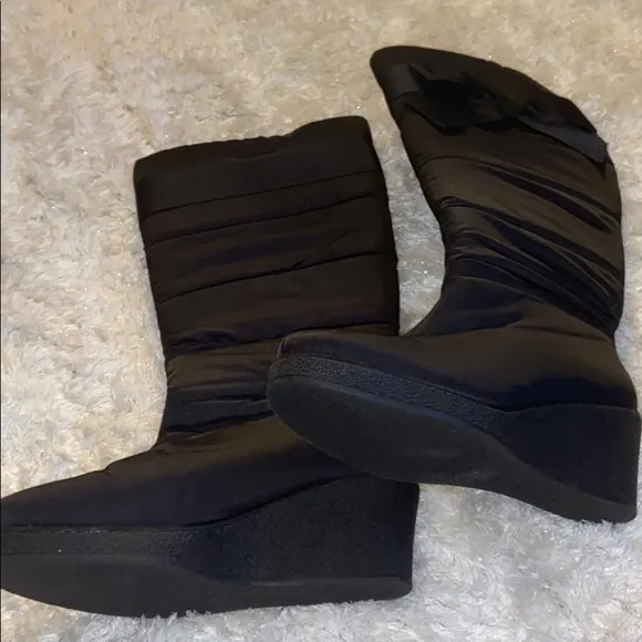 Kate Spade puffer snow/rain boot EUC!