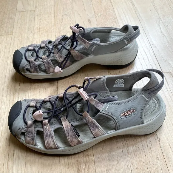 KEEN Astoria West Closed Toe Sandals Fawn/Tie Dye Pink/Gray
