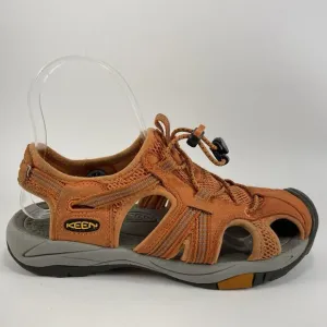 Keen Closed Toe Active Sandals Womens Size 7 Hiking Water Orange Bungee
