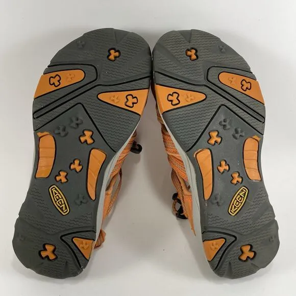 Keen Closed Toe Active Sandals Womens Size 7 Hiking Water Orange Bungee