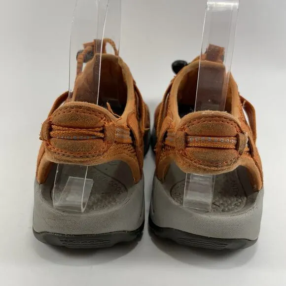 Keen Closed Toe Active Sandals Womens Size 7 Hiking Water Orange Bungee