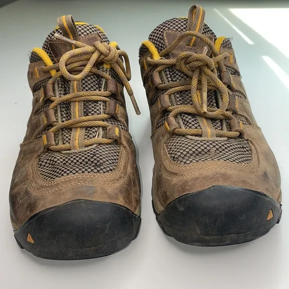 Keen Gypsum II Waterproof Brown Leather Lace Up Hiking Boots