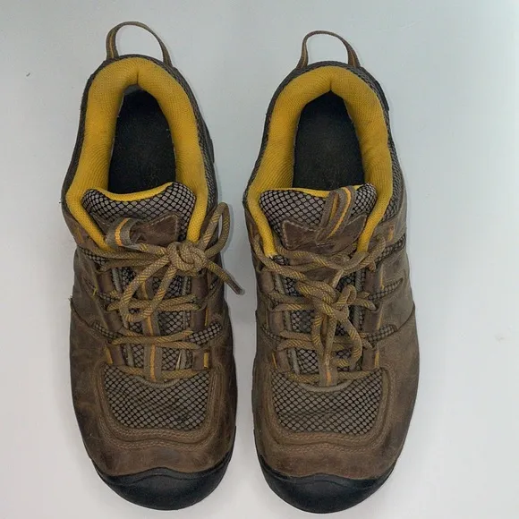 Keen Gypsum II Waterproof Brown Leather Lace Up Hiking Boots