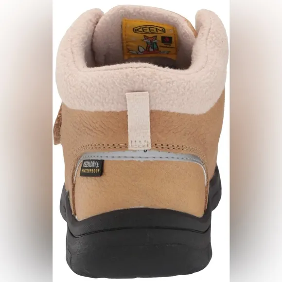 Keen Kootenay III Mid WP Leather Waterproof Sherpa Boots Pinecone/Birch, Sz 13