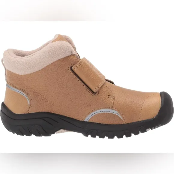 Keen Kootenay III Mid WP Leather Waterproof Sherpa Boots Pinecone/Birch, Sz 13