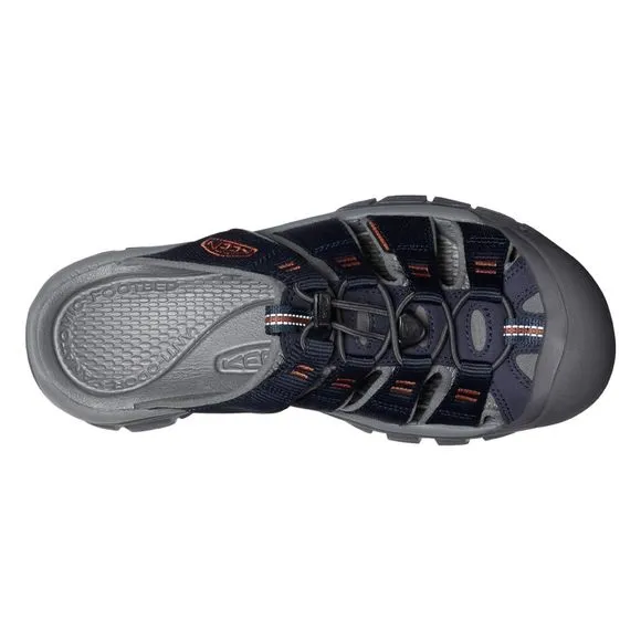 KEEN MEN'S NEWPORT CLOSED TOE SLIP ON SLIDE SANDALS, SKY CAPTAIN/BOMBAY BRO