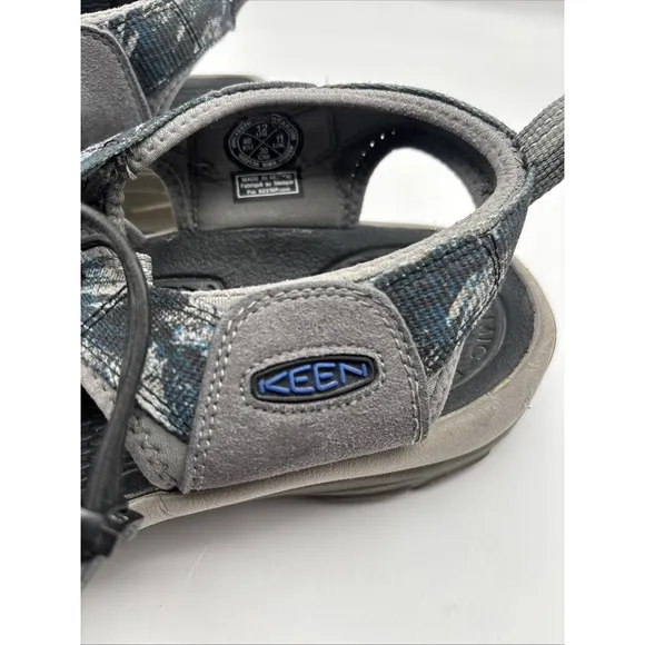KEEN Men's Newport H2 Closed Toe Water Sandals, Midnight Navy/Neutral Gray, 12 M