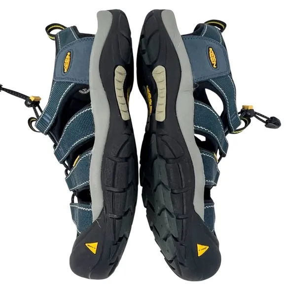 Keen Men's Newport H2 Closed Toe Water Sandals Navy/Gray size 9