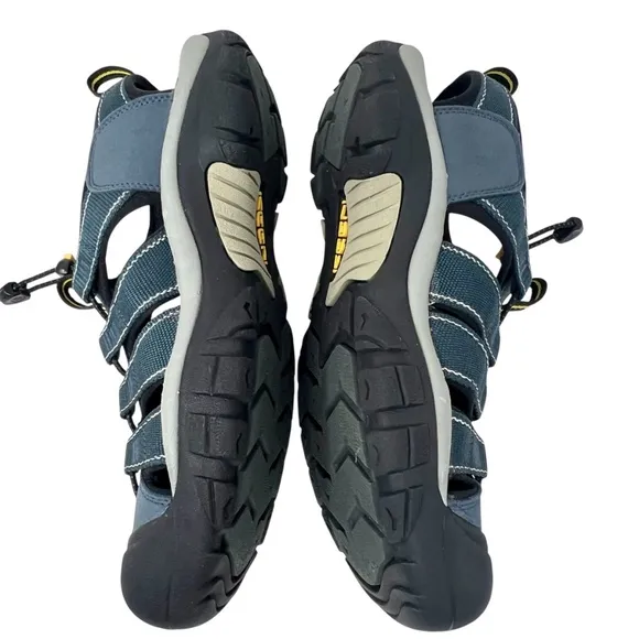 Keen Men's Newport H2 Closed Toe Water Sandals Navy/Gray size 9