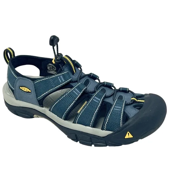 Keen Men's Newport H2 Closed Toe Water Sandals Navy/Gray size 9