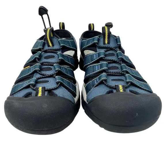 Keen Men's Newport H2 Closed Toe Water Sandals Navy/Gray size 9