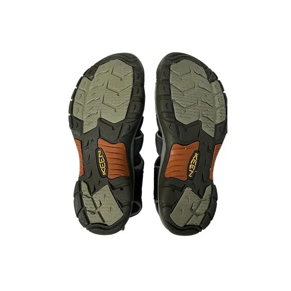 KEEN Men's Newport H2 Sandal,India Ink/Rust,US 13 M