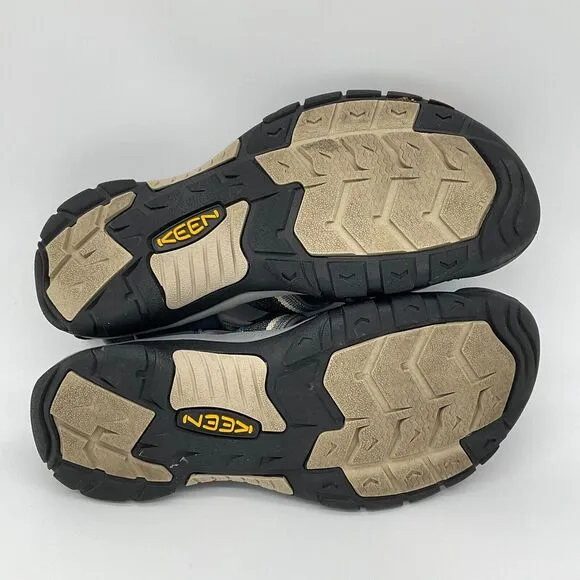 Keen Mens Sandals Newport H2 Summer Beach Slip-On Flats‎ Textile Blue Size 12