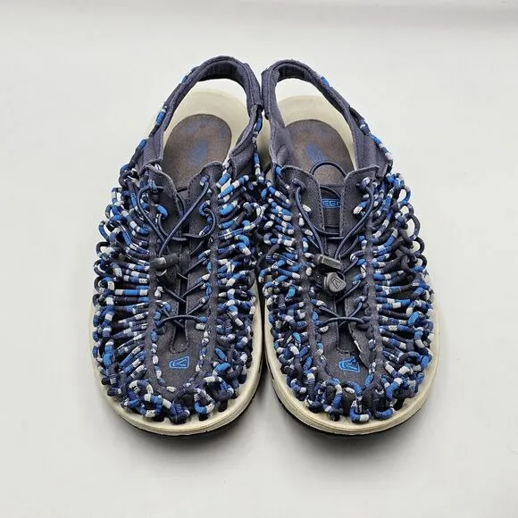 KEEN Mens Size 14 US UNEEK Poseiden Blue Pull Cord Stretch Water Sandals Shoes