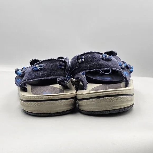 KEEN Mens Size 14 US UNEEK Poseiden Blue Pull Cord Stretch Water Sandals Shoes