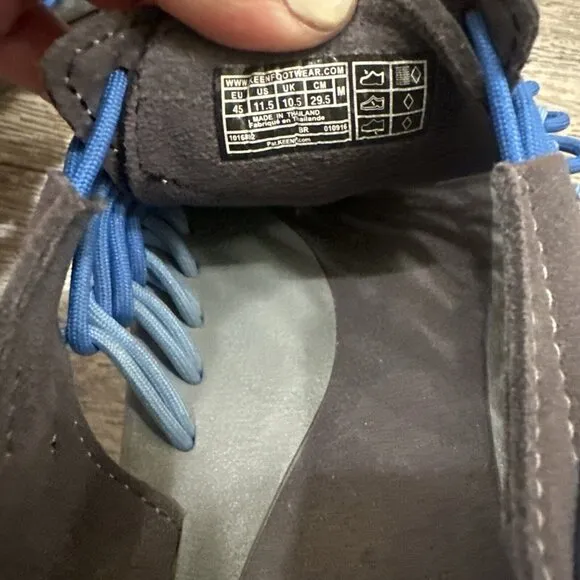 Keen Mens Uneek Paracord Water Sandals Anatomical Footbed Blue &amp; Gray Size 11.5