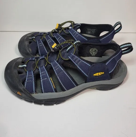 Keen Newport H2 Blue Waterproof Hiking Outdoor Sandals Women's Size 9.5