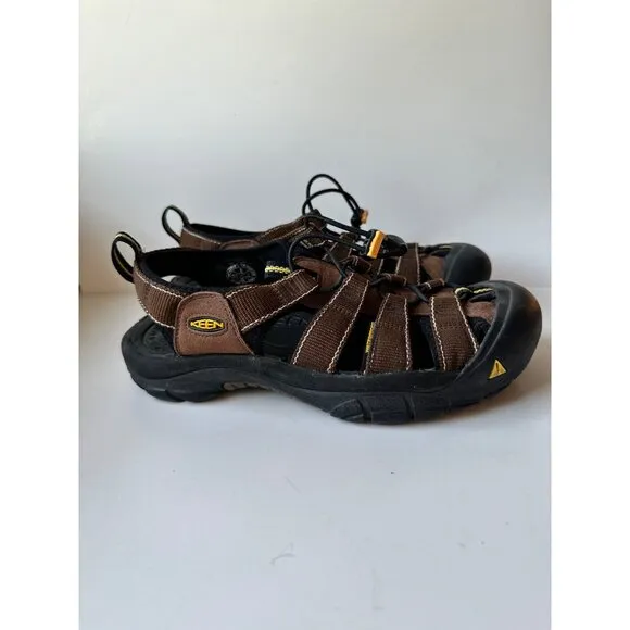 Keen Newport H2 Brown/Black Outdoor Sandals Durable &amp; Water-Resistant 8