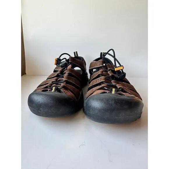 Keen Newport H2 Brown/Black Outdoor Sandals Durable &amp; Water-Resistant 8