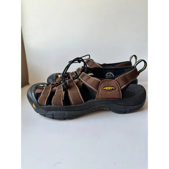 Keen Newport H2 Brown/Black Outdoor Sandals Durable &amp; Water-Resistant 8