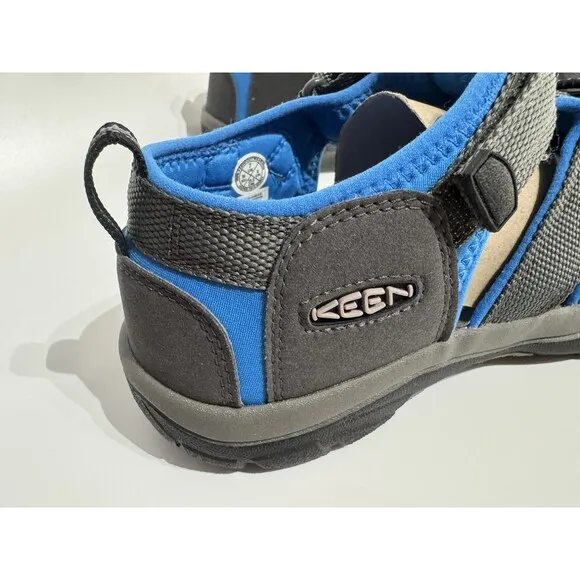 KEEN Newport H2 Closed Toe Water Sandals, Magnet/Brilliant Blue, 7 US Unisex BiG