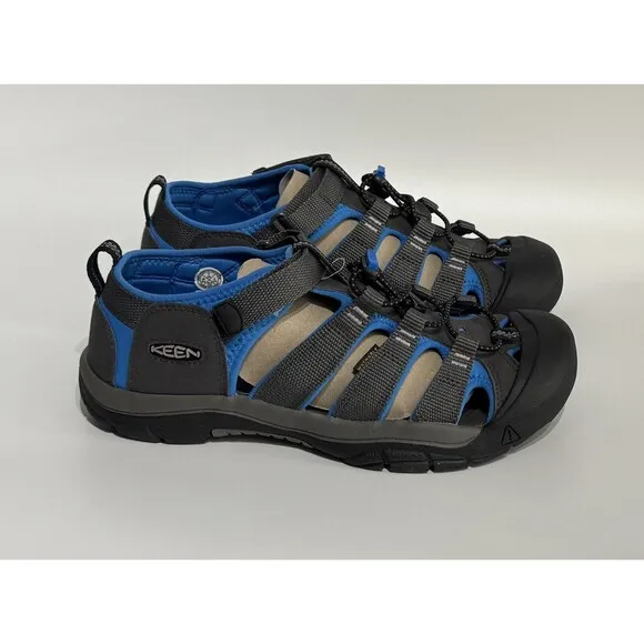KEEN Newport H2 Closed Toe Water Sandals, Magnet/Brilliant Blue, 7 US Unisex BiG